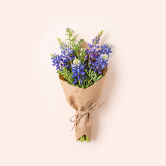 Bluebonnet Posy