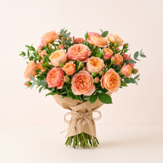 Peach Garden Roses